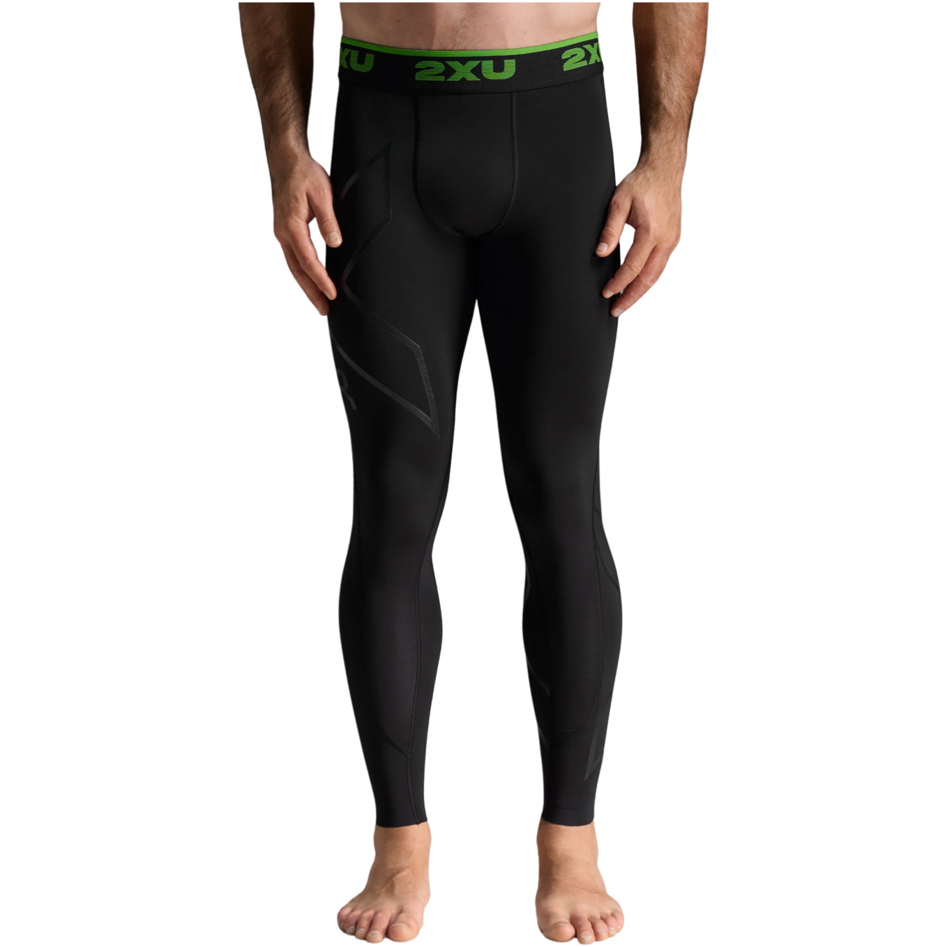 2026 2XU Mens Refresh Recovery Comp Tights MA4419B - Black / Nero
